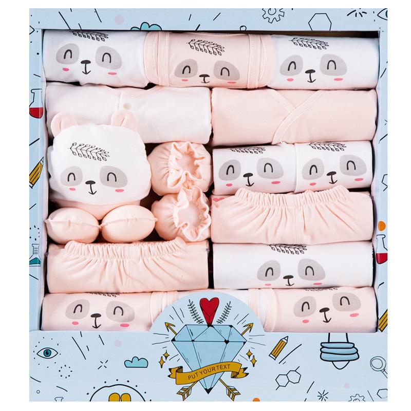 Gift Box Set with Newborn Cotton Baby Clothes