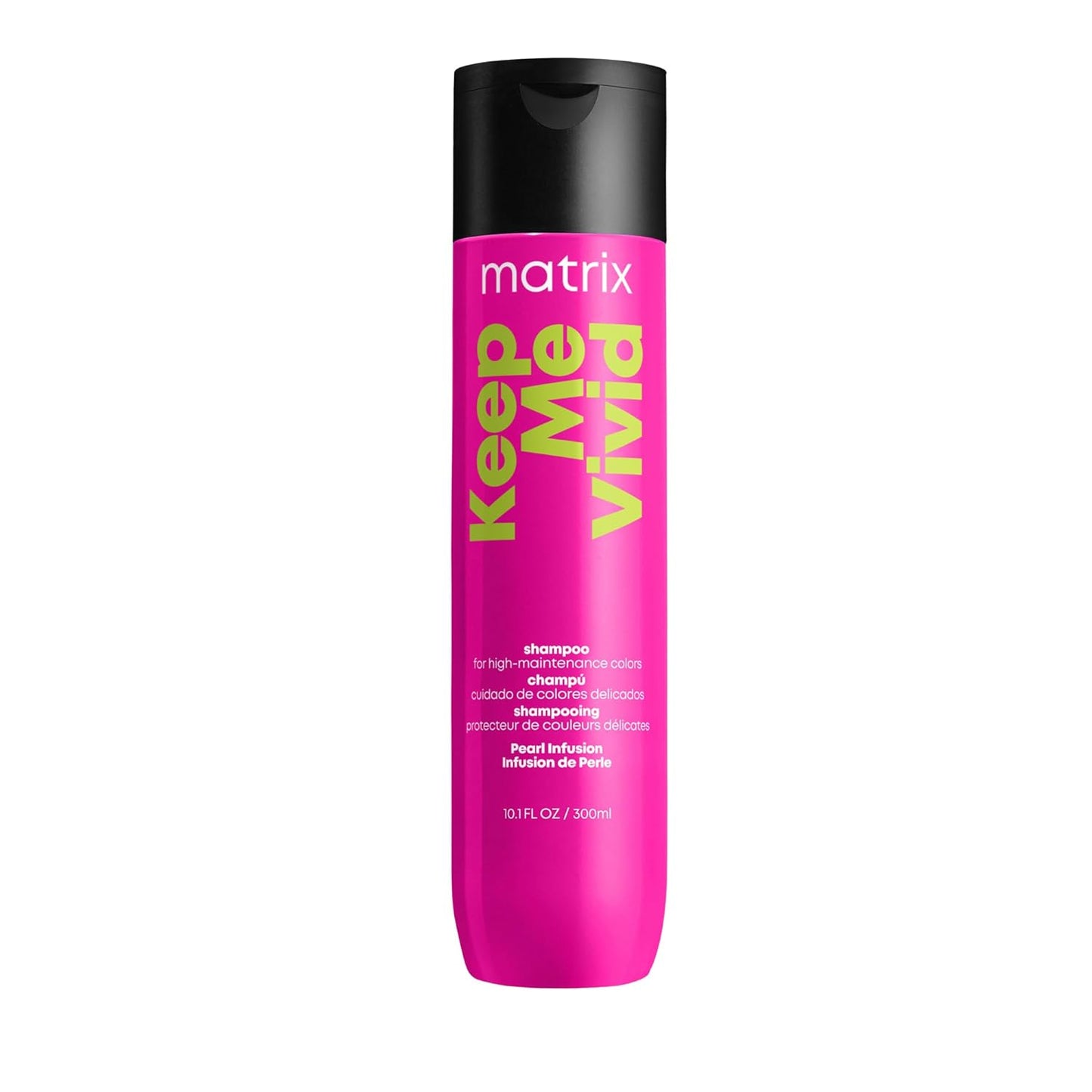Matrix Keep Me Vivid Shampoo | Prolongs Color Vibrancy & Enhances Shine | Sulfate-Free | For Color Treated Hair | Gently Cleanses Hair | Salon Shampoo | Packaging May Vary