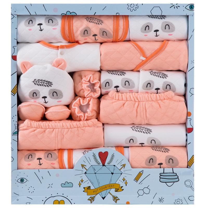 Gift Box Set with Newborn Cotton Baby Clothes
