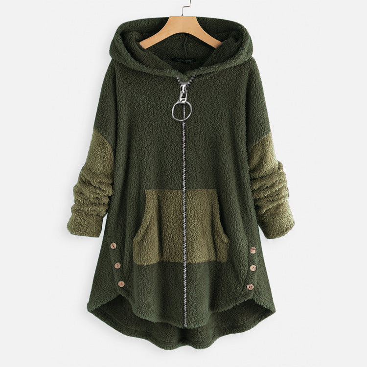 Fashion Solid Enlarge Personalized Kitten Jacket