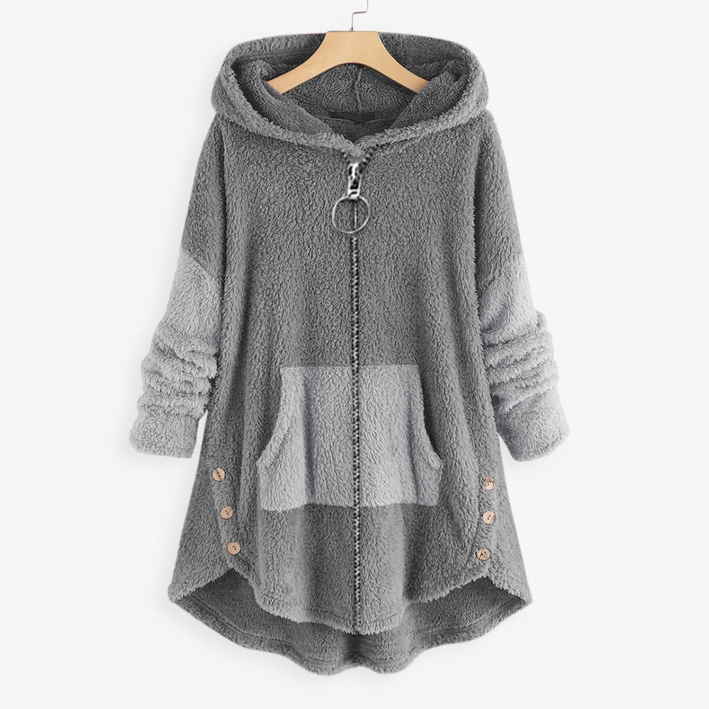 Fashion Solid Enlarge Personalized Kitten Jacket