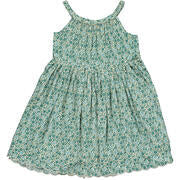 Vignette Stella Dress | Teal Ditsy Floral