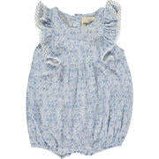 Vignette Poppy Bubble | Blue Ditsy Floral