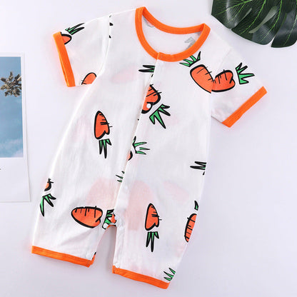 Spring Fling Cotton Short Romper