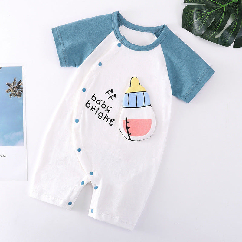 Spring Fling Cotton Short Romper