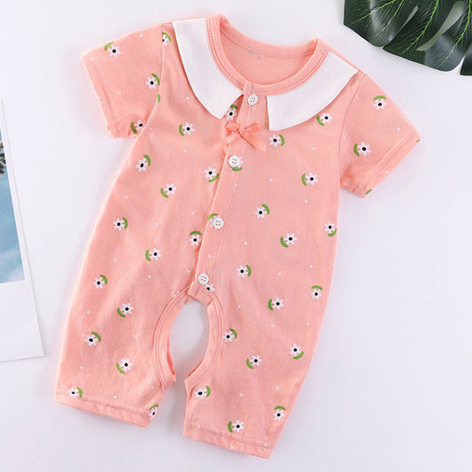 Spring Fling Cotton Short Romper