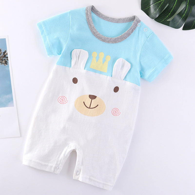 Spring Fling Cotton Short Romper