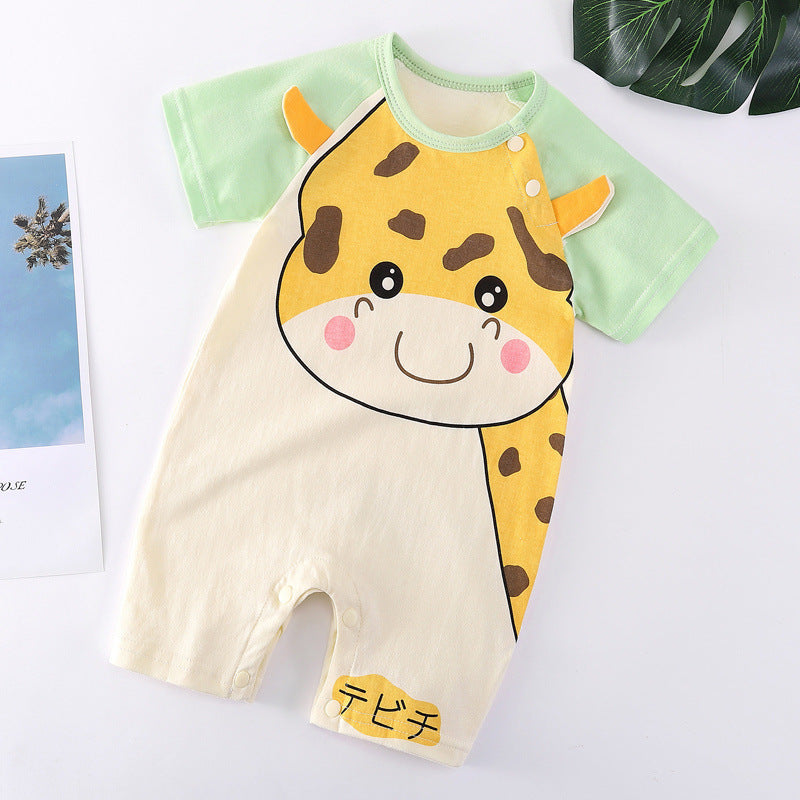 Spring Fling Cotton Short Romper