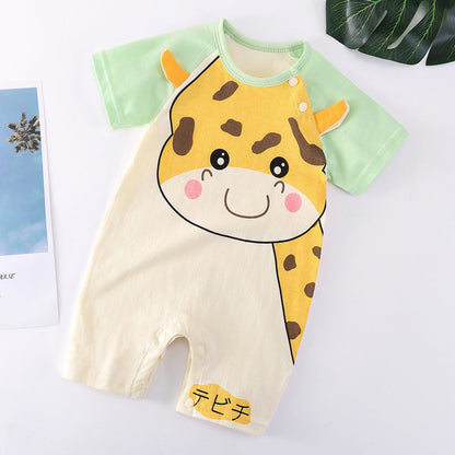 Spring Fling Cotton Short Romper