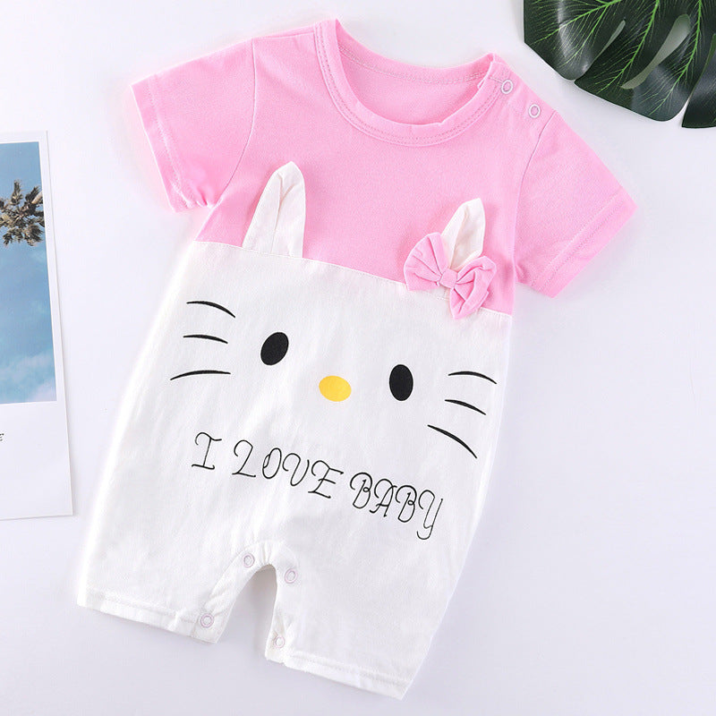 Spring Fling Cotton Short Romper