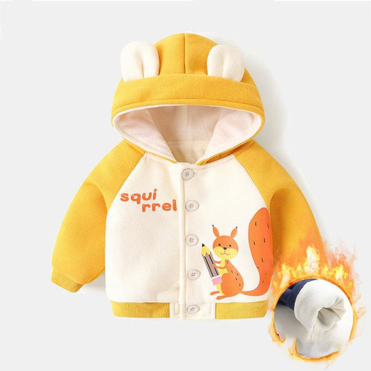 CozyBabe Plus Hooded Fleece Jacket - Stay Warm in Style This Winter!