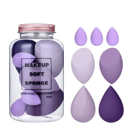 SPONGO SOFT MAKEUP SPONGE GIFT SET OF 7  VARIOUS COLORS