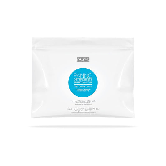 Pupa Milano Perfecting Cleansing Wipe - Soft Flannel That Eliminates All Traces Of Make-Up - Removes Excess Sebum And Treatment Residues - Made With Pva Fabric - Suitable For All Skin Types - 1 Pc