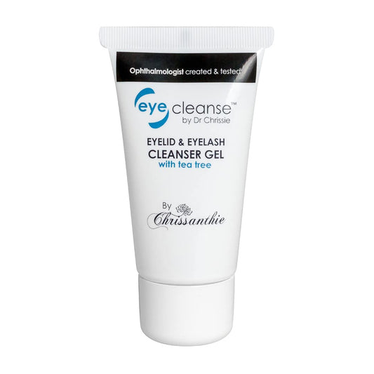 Eyelid Cleanser 30ml with Tea Tree and Citrus Extracts – All-in-one eye makeup remover, eyelash extensions cleanser & face wash – Relief for scratchy, crusty & dry eyes