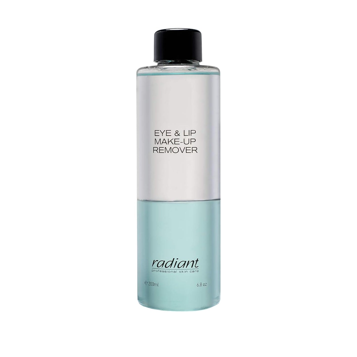 Radiant Professional Eye and Lip Makeup Remover, Gentle Face Cleanser for Waterproof Mascara and Lipstick, Suitable For Contact Lens Users, Enriched with Panthenol, 6.76 fluid ounces