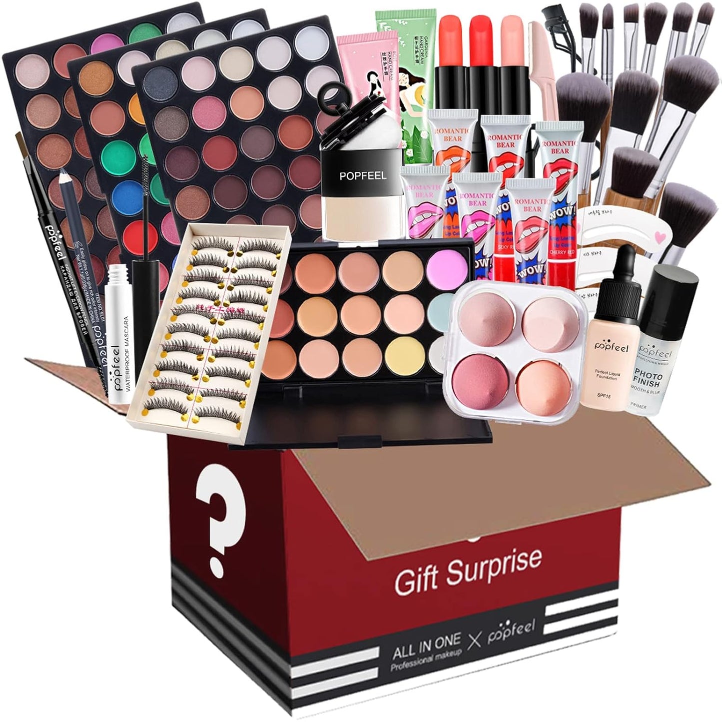 Joyeee Professional Makeup Kit for Women Full Kit, Makeup Set Cosmetic Make Up Kit with Makeup Bag Include Eyeshadow Palette Makeup Brushes Set Lipstick Lip Gloss Foundation Concealer