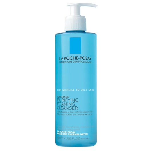 La Roche-Posay Toleriane Purifying Foaming Facial Cleanser, Oil Free Face Wash for Oily Skin and for Sensitive Skin with Niacinamide, Pore Cleanser WonÕt Dry Out Skin, Unscented