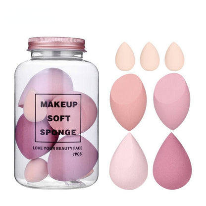 SPONGO SOFT MAKEUP SPONGE GIFT SET OF 7  VARIOUS COLORS