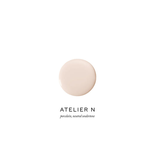 Swatch of light porcelain foundation with a neutral undertone.