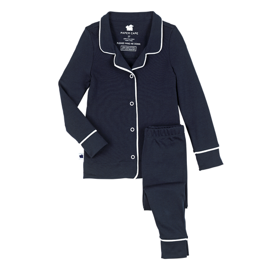 Paper Cape Classic Pajamas | Navy
