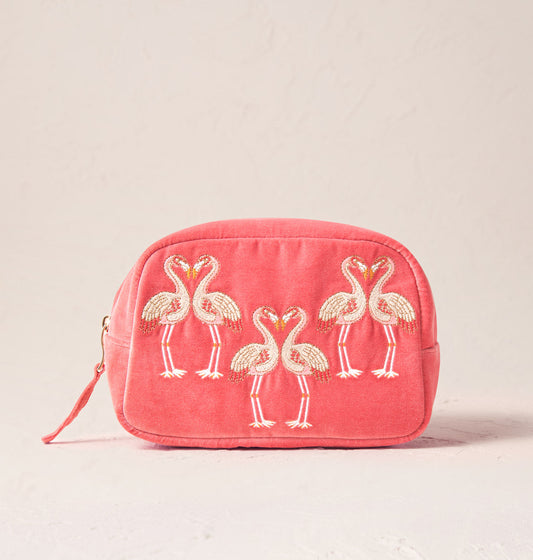 Flamingo Makeup Bag