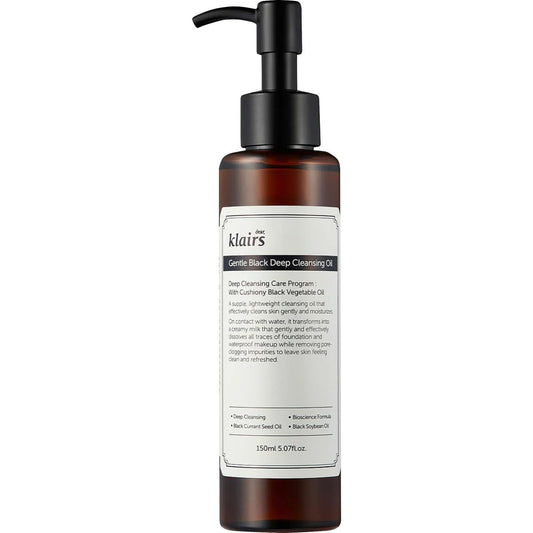 klairs Gentle Black Deep Cleansing Oil 150ml