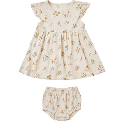 Quincy Mae Flutter Sleeve Dress | Honey Flower