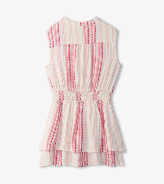 Hatley Ribbon Stripe Smocked Waist Dress