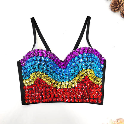 Pearls Crop Top