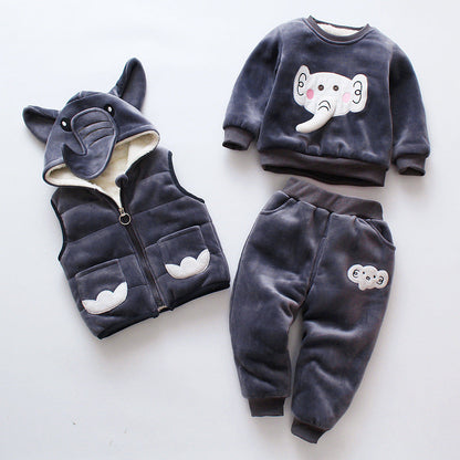 Winter Wonder Three-Piece Set - The Perfect Combination of Style and Warmth!