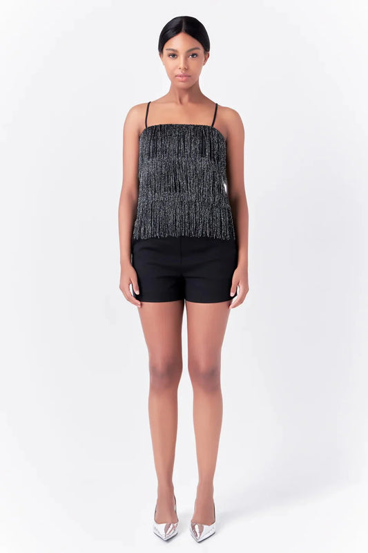 Fringe Tiered Top