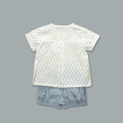 Idun Boys Polo & Short Set Blue