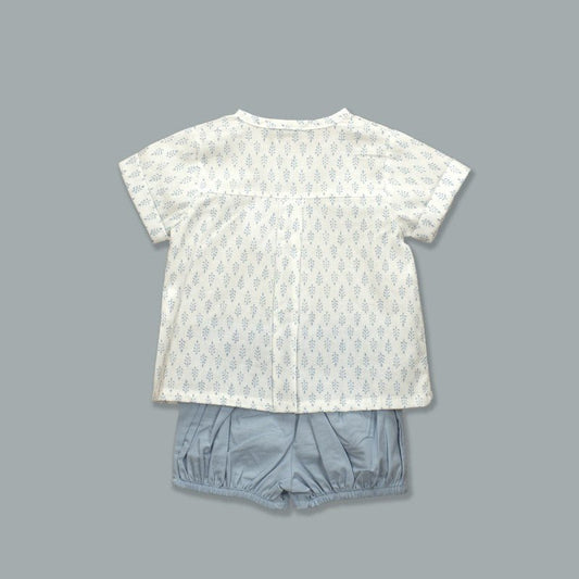 Idun Boys Polo & Short Set Blue