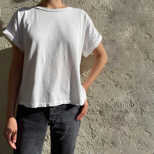 Fille Tee | Classic White