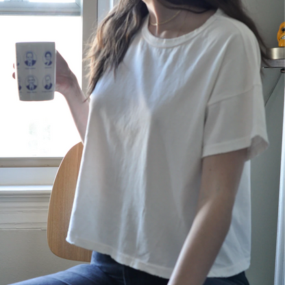 Fille Tee | Classic White