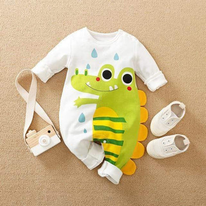 Boy's Clothing Dinosaur B / 12-18M Baby Cartoon Romper