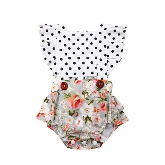 Girl's Clothing MULTI / 3M Backless Romper