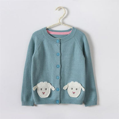 Boy's Clothing sky lue / 5 Cartoon Cashmere Knitted Sweaters