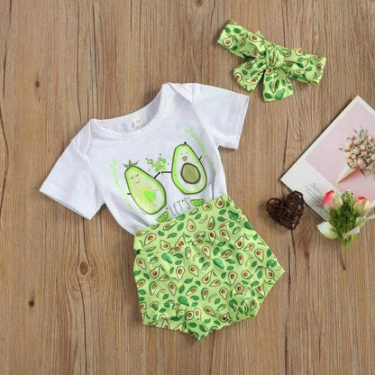 Girl's Clothing B / 18M Floral Shorts Outfit