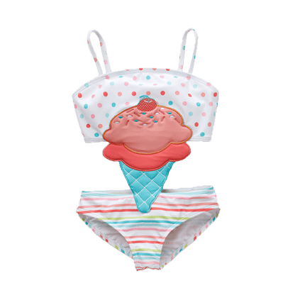 Girl's Clothing Ice Cream cone / 8T Toddler Patterned Swimwear