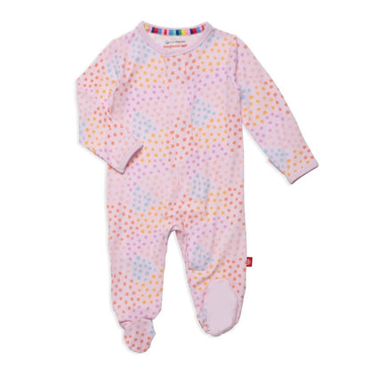 Pink Sparkle Magnetic Footie