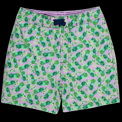 Swim Trunks Boys Pineapple Lilac
