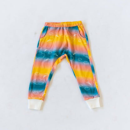 Unisex Sweatpants Bottoms Honey Cake Tiger 2-3 Years Sky's the Limit