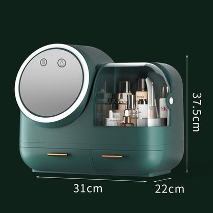 Green Cosmetics Storage Mirror