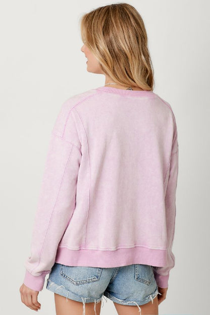 Washed Terry Top